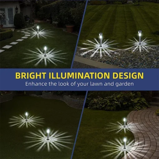 10Pack Solar Outdoor Lights Garden - Image 3