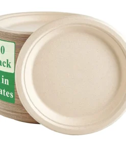 25-50Pack 9&7inch Heavy-Duty Disposable Paper Plates