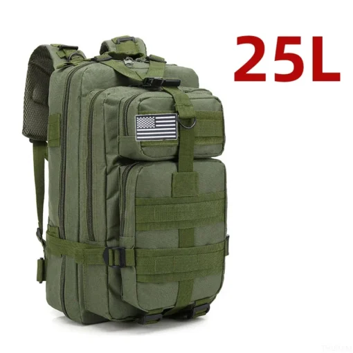 25L/50L 1000D Nylon Waterproof Trekking Fishing Hunting Bag - Image 6