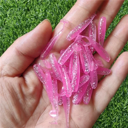 50PCS Micro Soft Fishing Lures - Image 17