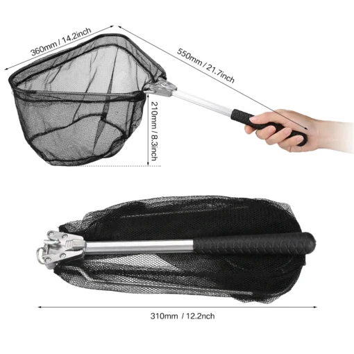 55cm-190cm Telescopic Fishing Net - Image 9