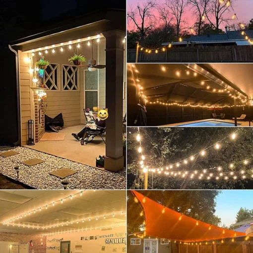 Outdoor Solar String Lights LED IP65 Waterproof - Image 13