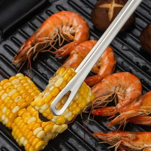 Kitchen Stainless Steel Barbecue Tongs - Image 16