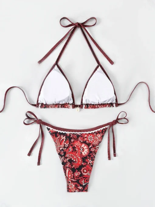 2025 Halter String Triangle Two Piece Bikini Women Swimwear - Image 25