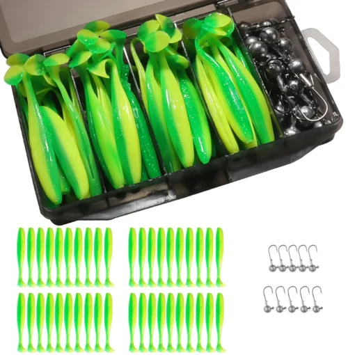 50PCS/Box Metal Jig Bait 5.5cm 7cm 10cm Soft Lure - Image 10
