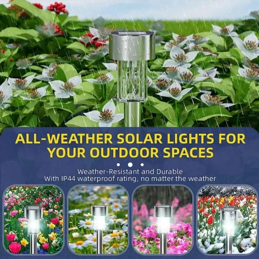 10Pack Solar Outdoor Lights Garden - Image 6
