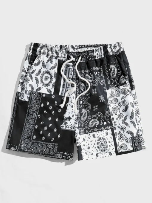 Trend Bandana Graphic Beach Short - Image 25