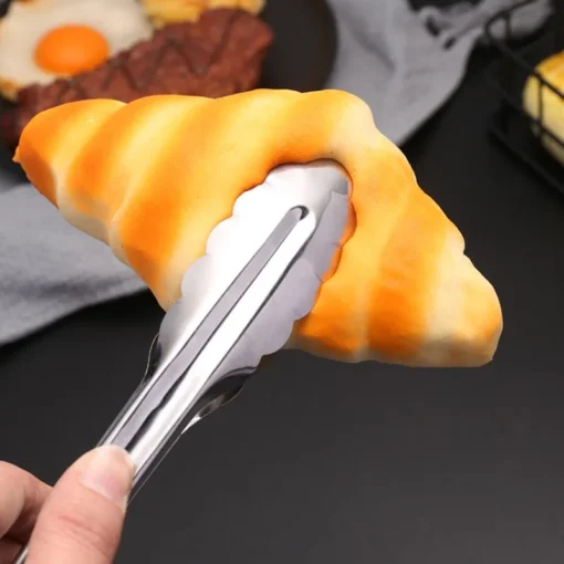 Stainless Steel Kitchen Food Tongs - Image 6