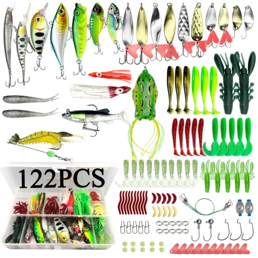 78/122/284pcs Fishing Lures Kit for Topwater - Image 7