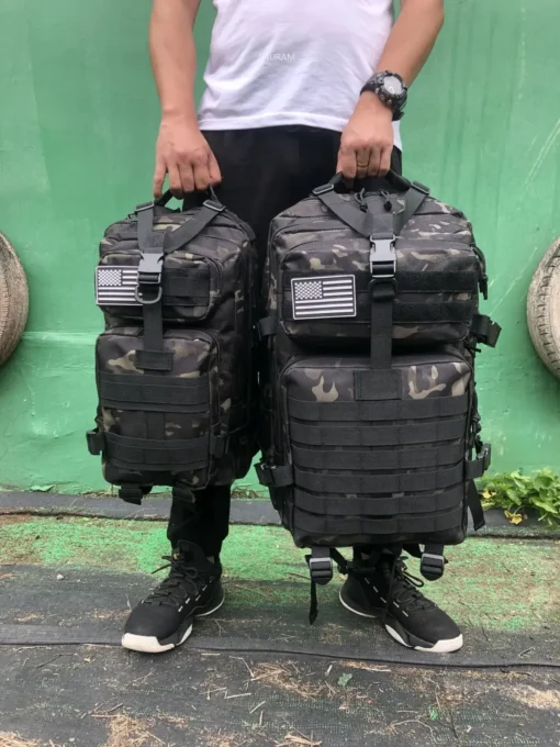 25L/50L 1000D Nylon Waterproof Trekking Fishing Hunting Bag - Image 29
