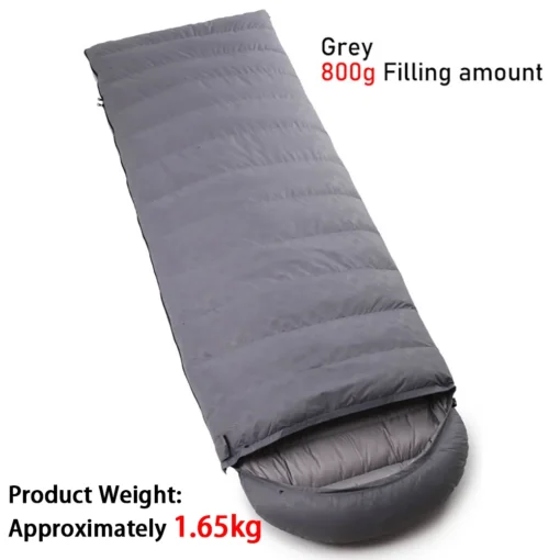 Outdoor down sleeping bag 210cm*80cm single person - Image 7