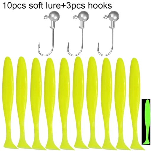 10PCS Soft Lure 5.5cm 7cm 10cm - Image 16