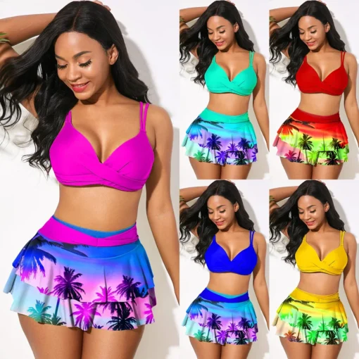 Sexy Ruffled Swimsuit