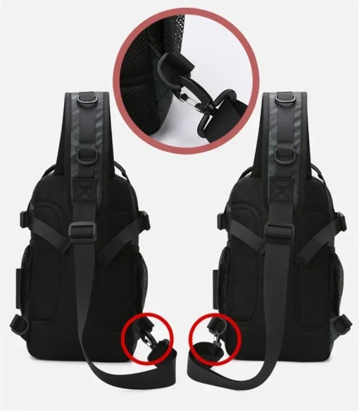 Waterproof Camo Tactical Chest Bag - Image 6