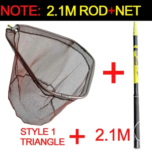 JOSBY 3M/4M/2.1M Fishing Net Telescoping Foldable Landing Net - Image 8