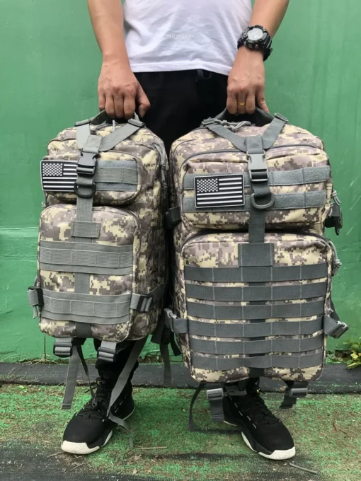 25L/50L 1000D Nylon Waterproof Trekking Fishing Hunting Bag - Image 28