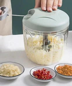 500/900ML Manual Meat Mincer Garlic Chopper