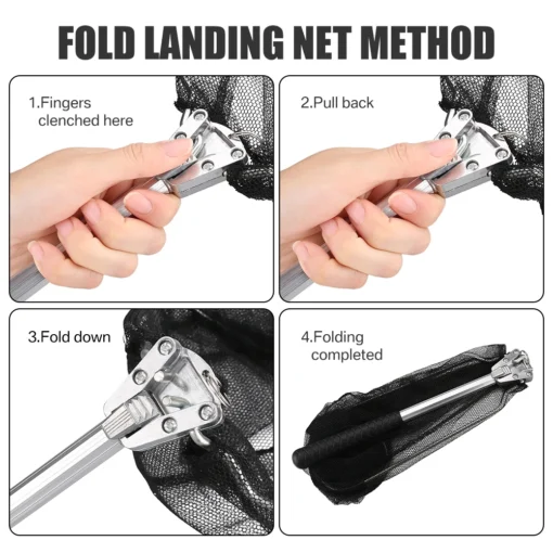55cm-190cm Telescopic Fishing Net - Image 24