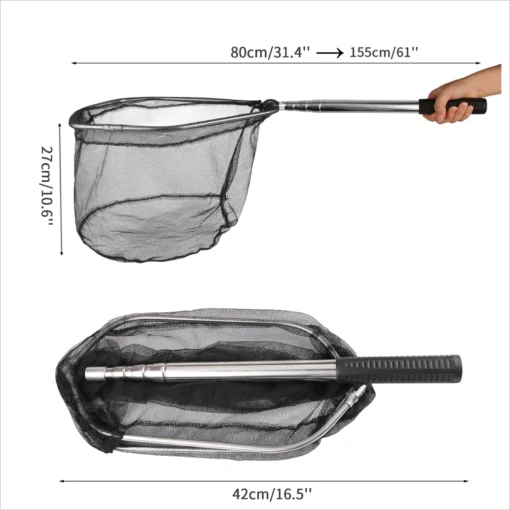 55cm-190cm Telescopic Fishing Net - Image 12