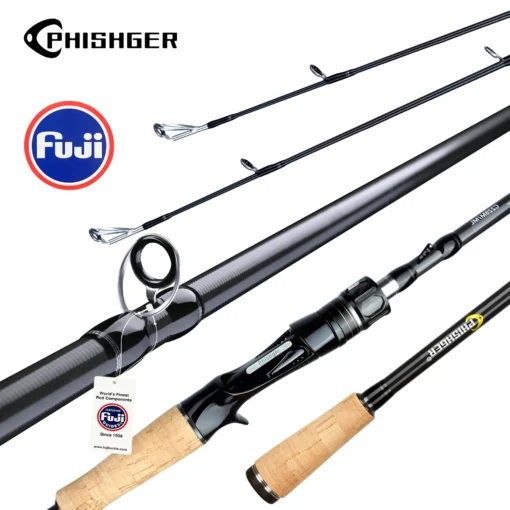 BIUTIFU Spinning Casting Fuji Fishing Rods