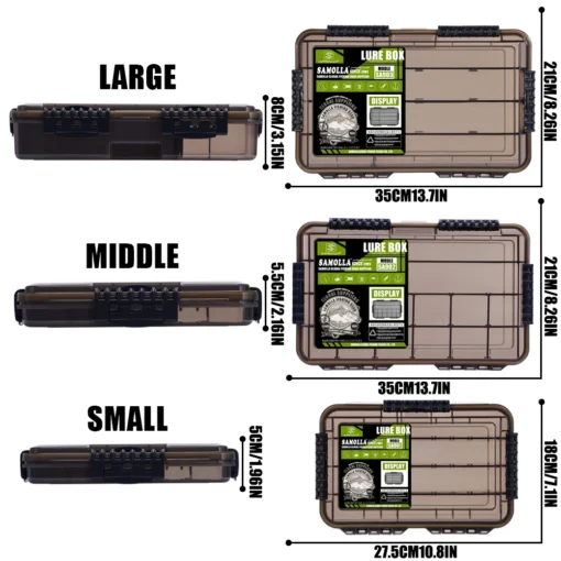 SAMOLLA New large Waterproof Fishing Tackle Box - Image 5