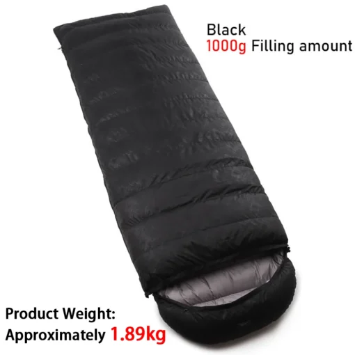 Outdoor down sleeping bag 210cm*80cm single person - Image 10