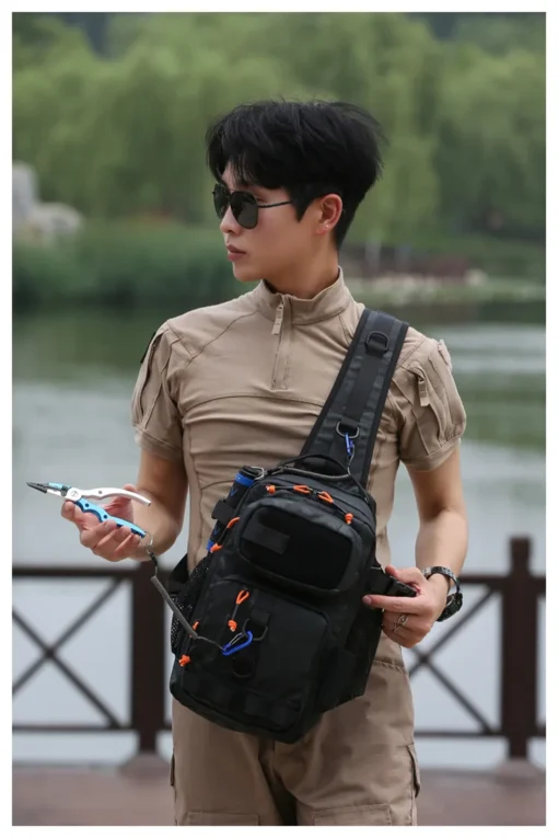 Waterproof Camo Tactical Chest Bag - Image 32