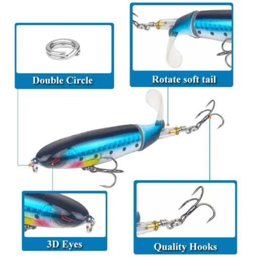 10cm/14cm Topwater Fishing Lure - Image 29