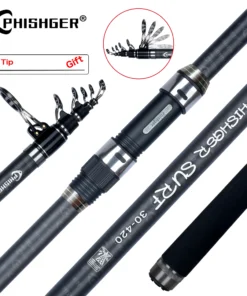 PHISHGER Telescopic Surf Spinning Rod