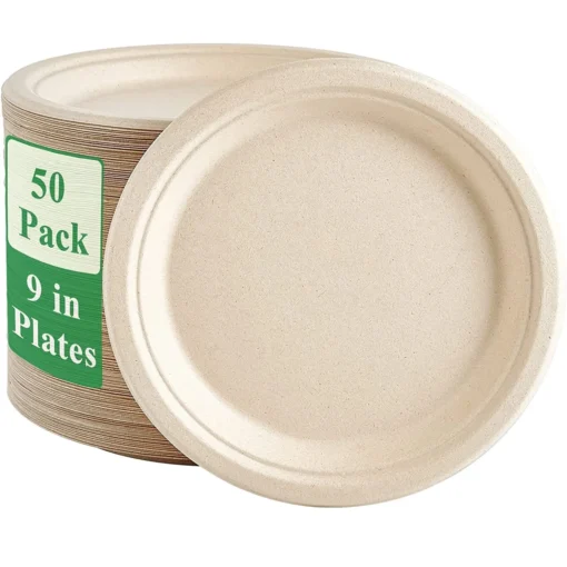 25-50Pack 9&7inch Heavy-Duty Disposable Paper Plates - Image 10