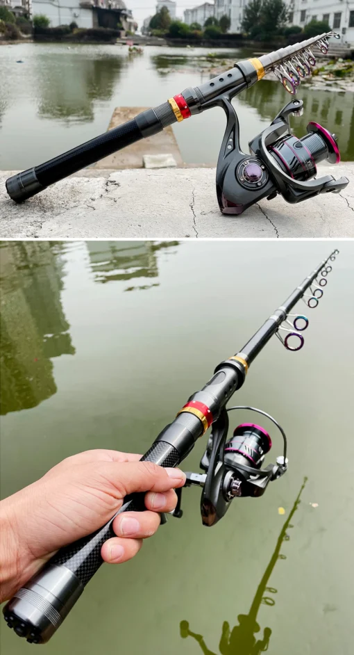 1.8-3.6m Carbon Fiber Fishing Rod - Image 14