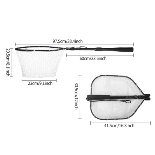 55cm-190cm Telescopic Fishing Net - Image 19