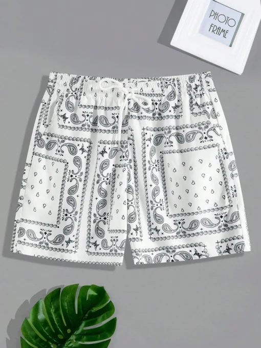 Trend Bandana Graphic Beach Short - Image 19