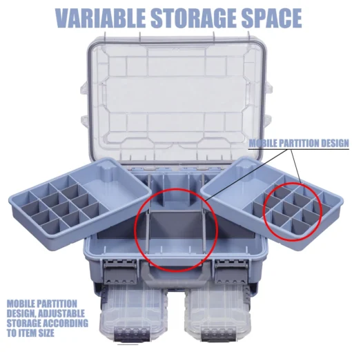 SAMOLLA Fishing Tackle Box - Image 2