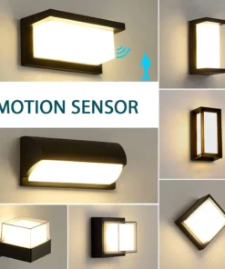 LED Outdoor Wall Light PIR Motion Sensor Wall lamp