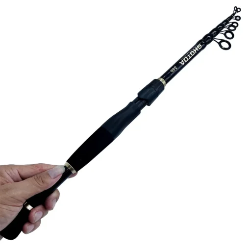 1.6-2.4m Telescopic Fishing Rods Ultralight Weight Spinning Casting Carbon Pole - Image 5