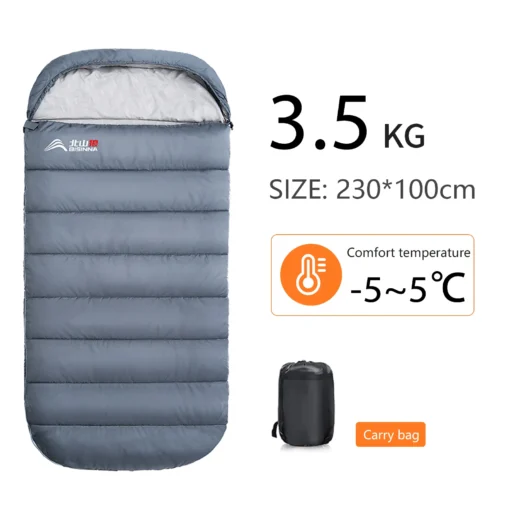 BISINNA Large Camping Sleeping Bag - Image 9