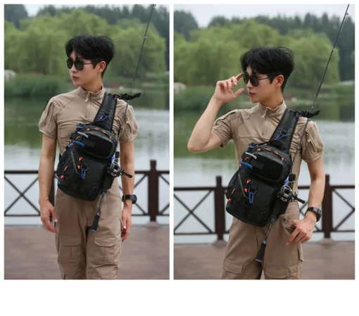 Waterproof Camo Tactical Chest Bag - Image 33