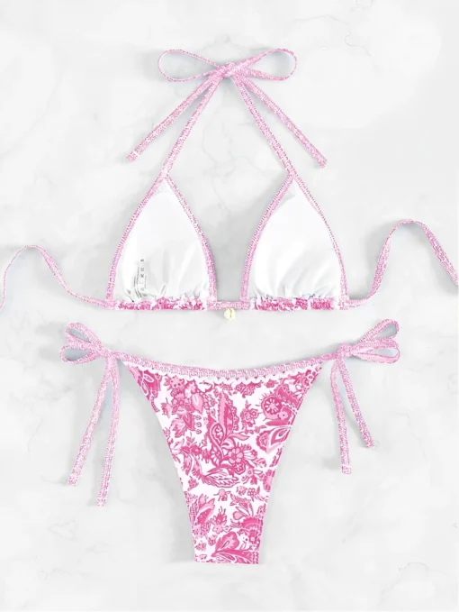 2025 Halter String Triangle Two Piece Bikini Women Swimwear - Image 29