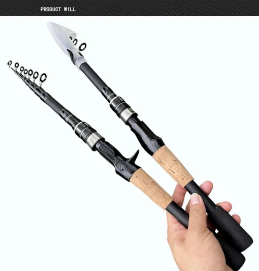 Baitcasting Lure Fishing Rod Spinning Telescopic - Image 20