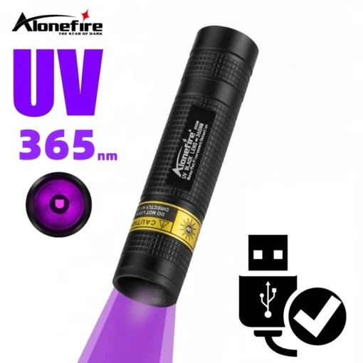 365nm Mini UV Led Blacklight Flashlight