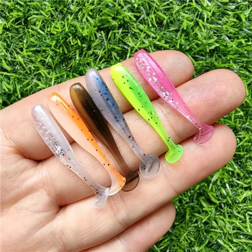 50PCS Micro Soft Fishing Lures - Image 3