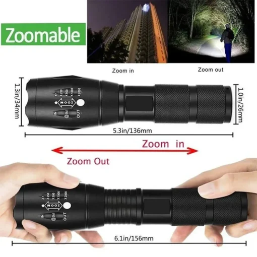 High Power T6 LED Flashlights - Image 2