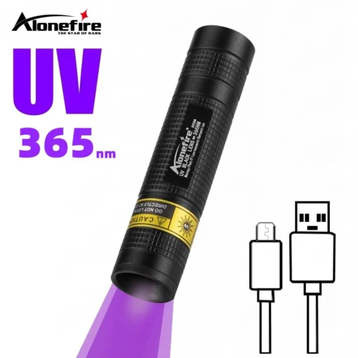 365nm Mini UV Led Blacklight Flashlight - Image 7