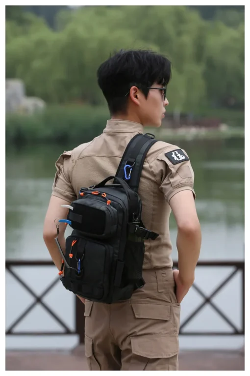 Waterproof Camo Tactical Chest Bag - Image 31
