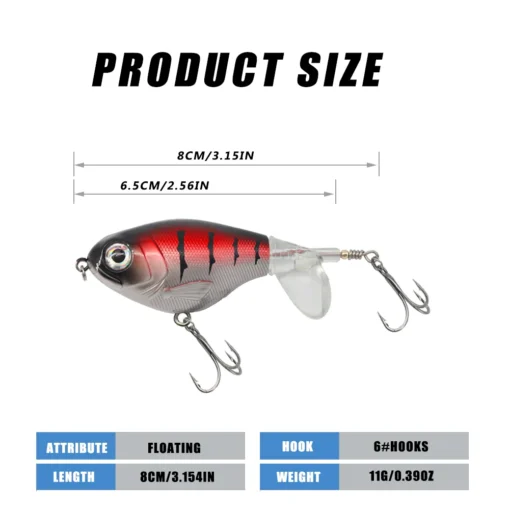 1pc Topwater Fishing Lure 11g/16g - Image 3