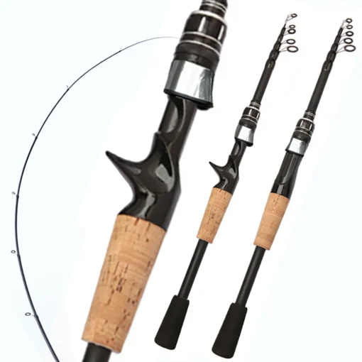 Baitcasting Lure Fishing Rod Spinning Telescopic