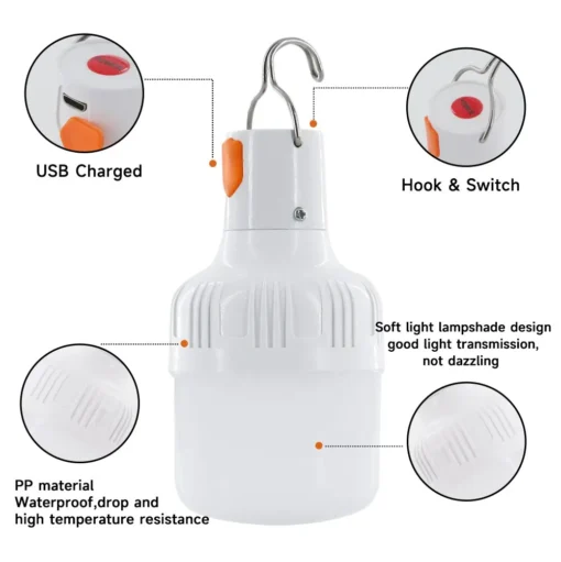 60W Emergency Light Outdoor Camping Supplies - Image 10