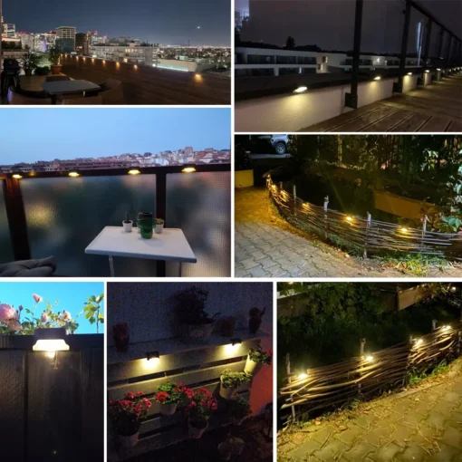 Warm White LED Solar Step Lamp - Image 26