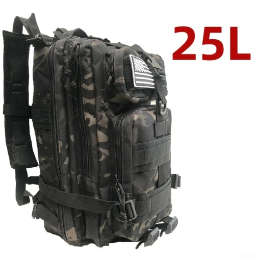 25L/50L 1000D Nylon Waterproof Trekking Fishing Hunting Bag - Image 9